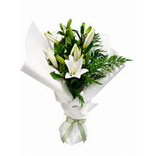 Load image into Gallery viewer, Everyday White Asiatics | White Asiatic Lily Bouquet