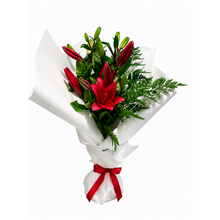 Load image into Gallery viewer, Everyday Red Asiatics | Red Asiatic Lily Bouquet