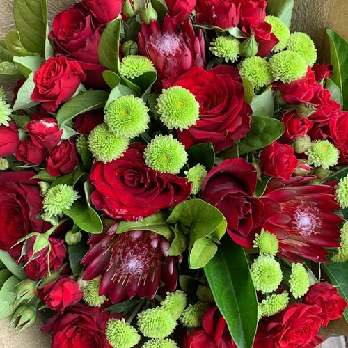 Emeralds and Rubies bouquet
