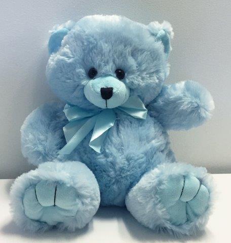 TEDDY BEAR 30CM BABY BLUE