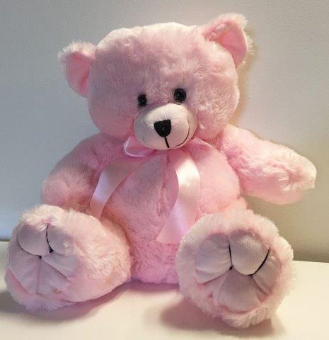 TEDDY BEAR 30CM BABY PINK