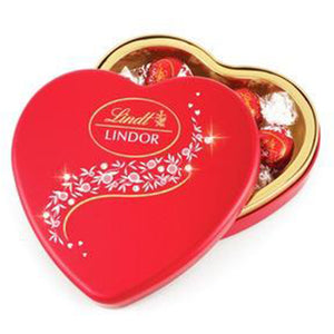 Lindt Chocolate Heart Tin 147g